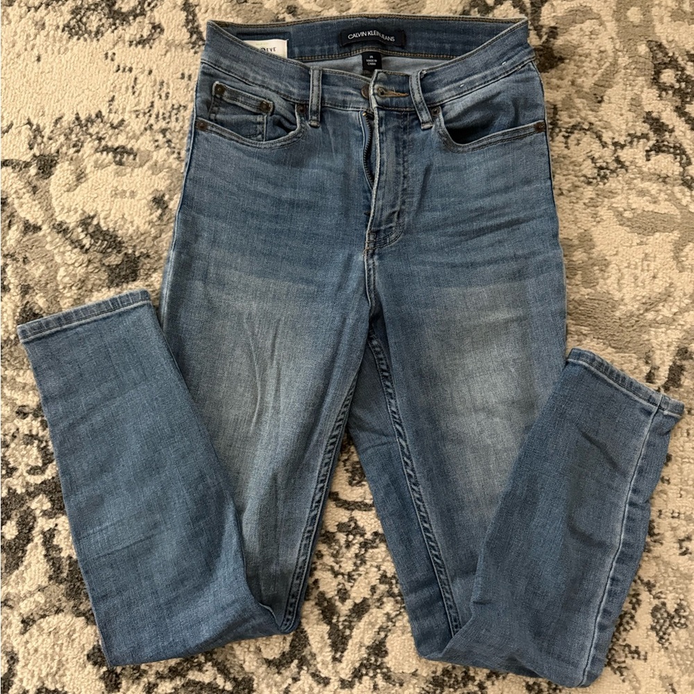 Calvin Klein Jeans High Rise Women Blue